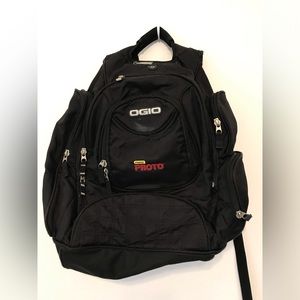 OGIO black backpack traveling bag